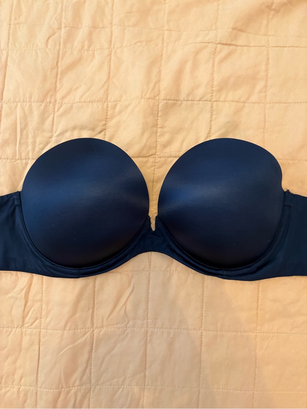 Victoria's Secret Black Strapless Push-Up Bra